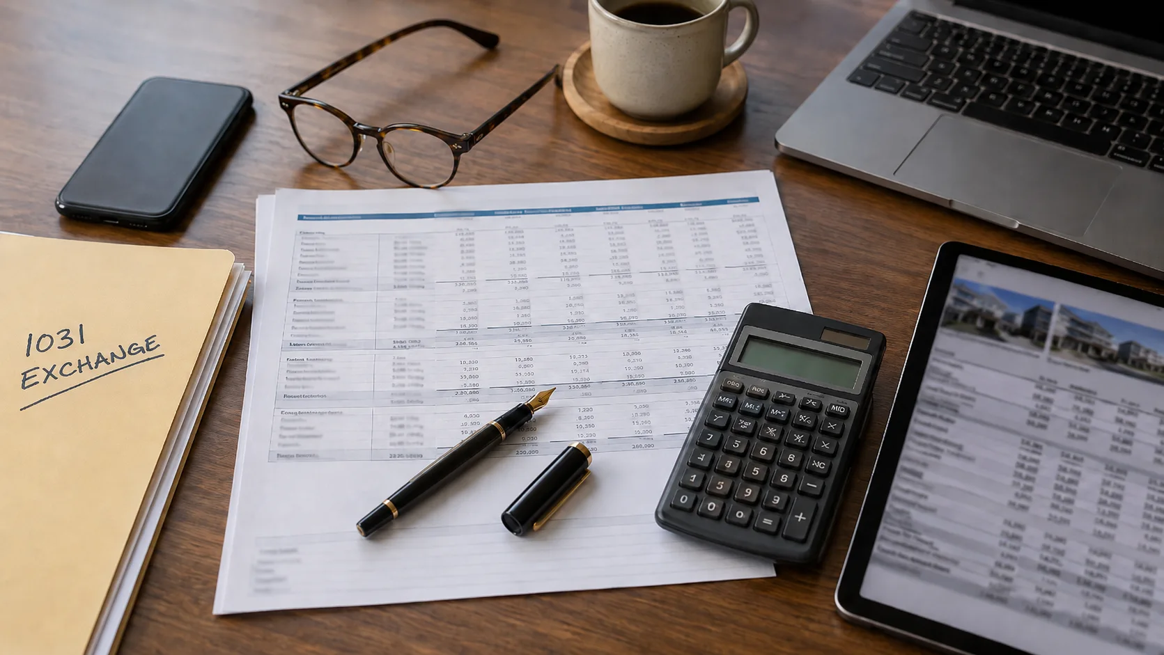 Pro forma analysis and cash-flow modeling for a 1031 exchange replacement property